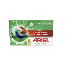 ARIEL 3w1 Universal + Kapsułki do Prania 19 szt.
